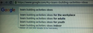 team building activities google search
